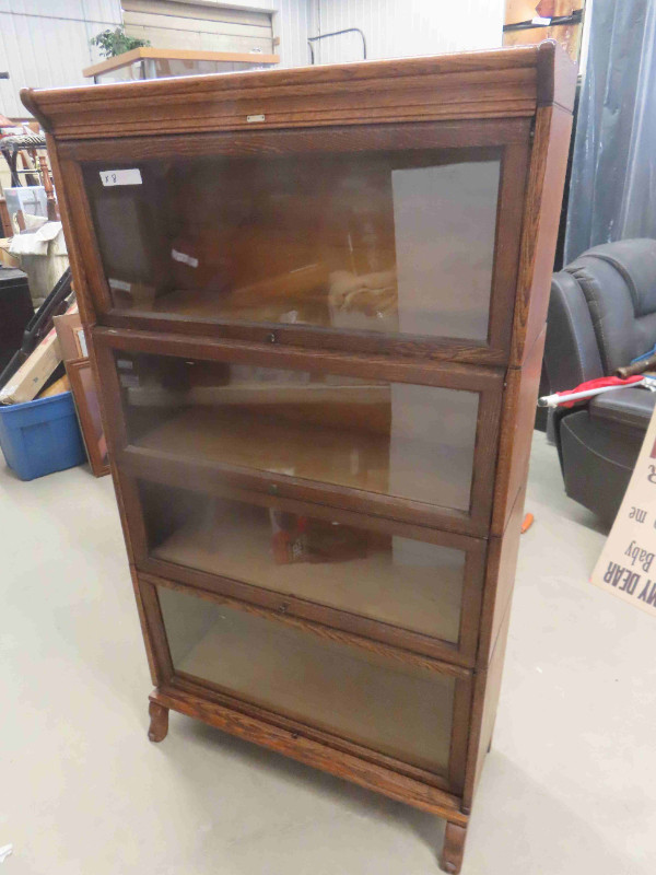 Oak Lawyers Stacking Bookcase plus Top + Bottom in Arts & Collectibles in Brandon