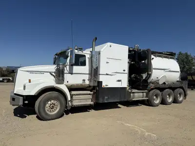 2017 Western Star 4900SB 8x6 Hydrovac Truck Comes with a Detroit DD16 diesel engine, 600 hp, 11,734...