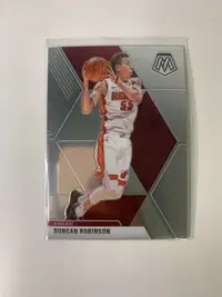 DUNCAN ROBINSON ROOKIE CARD 2019-2020 PANINI NBA MOSAIC RAW CARD