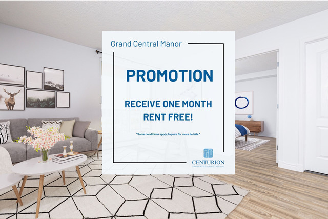 109 St. NW & Jasper Avenue! Edmonton! 1 Month rent FREE! in Long Term Rentals in Edmonton