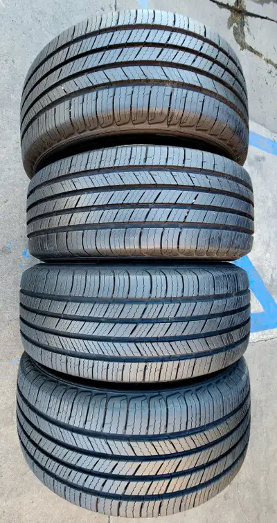 Four Michelin 195/65R15 Summer Tires. Excellent Tread on the tires 10/32 Seconds Tread Depth. Only U...