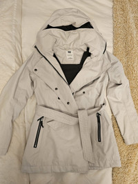 Women's Helly Hanson Trench (Excellent Condition, XS, Grey)