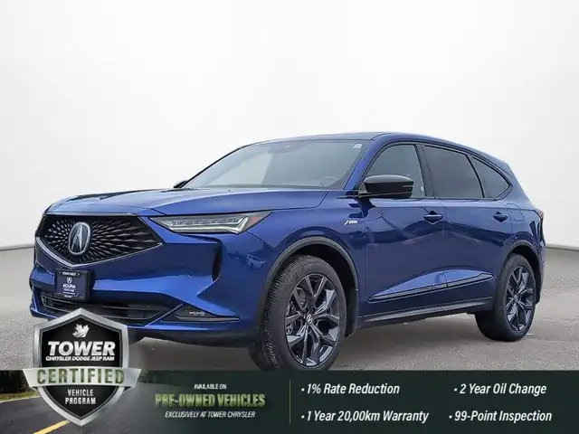 2023 Acura MDX A-Spec | Apex Blue Pearl | Panoramic Sunroof