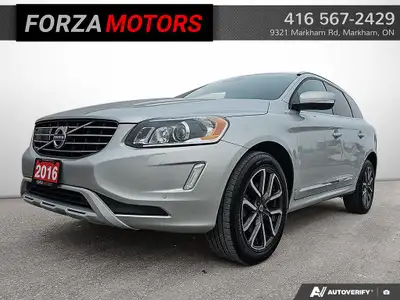 2016 VOLVO XC60 T5 AWD SPECIAL EDITION PREMIER / SILVER EXTERIOR ON DARK GRAY LEATHER INTERIOR / CRU...
