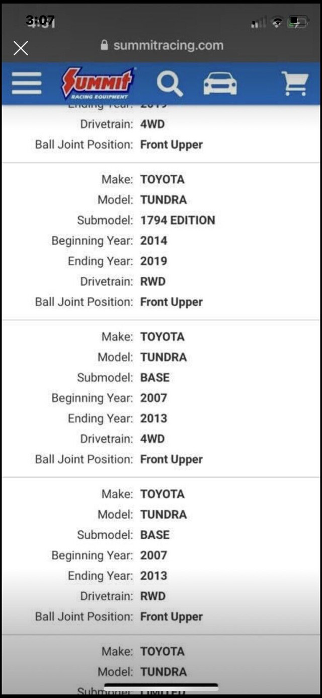 Toyota AC delco ball joint  in Other Parts & Accessories in Dartmouth - Image 2