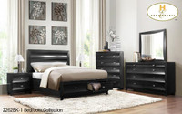new 8 Pcs bedroom set (included Bed, Dresser, Mirror, Chest and