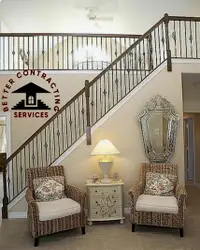 Stairs - Capping / Refinishing - Iron Pickets