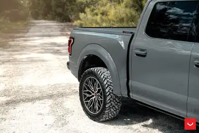 The HF6-3 is one of Vossen's Hybrid Forged 6-lug designs, manufactured specifically for the truck an...