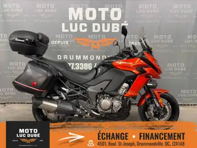 2015 Kawasaki Versys 1000 LT Kawasaki Versys 1000 LT 2015 29 467 KM FREINS ABS 3 VALISES DÉTACHABLES...