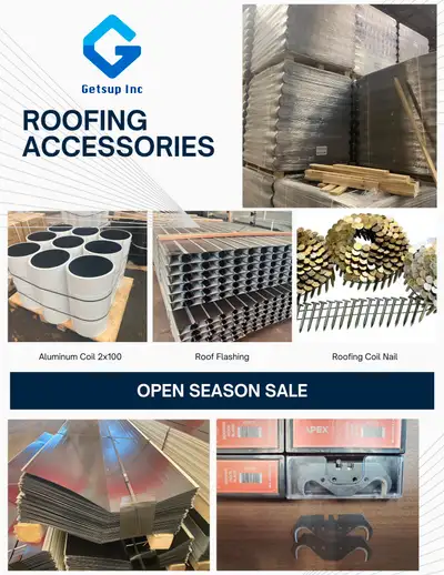 GTA Based Supplier Roofing Accessories Open Season Sale Roofing materials season opening sale, vario...