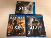PS4 VIDEO GAMES