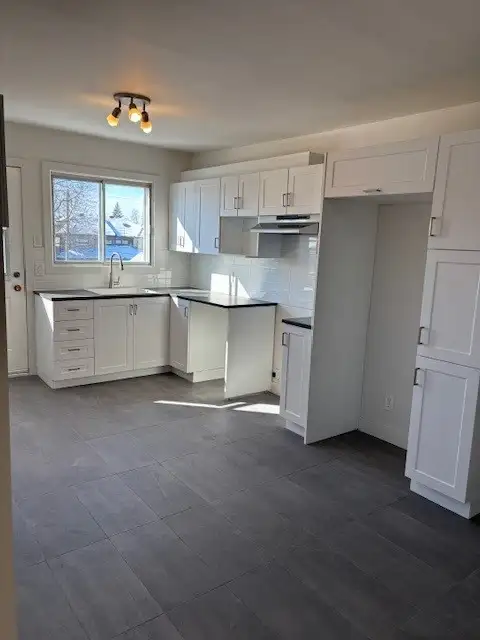 Libre immédiatement 5 1/2 entièrement rénové.