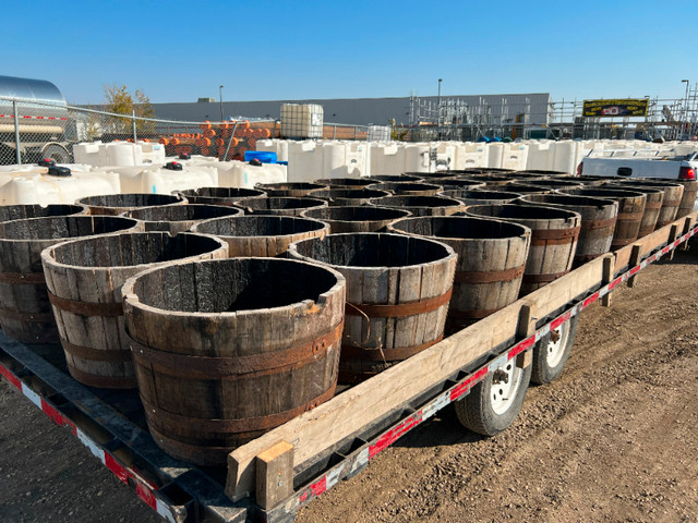 OAK WHISKEY PLANTERS. $75 EACH in Arts & Collectibles in Edmonton - Image 2