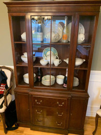 MAHOGANY CHINA CABINET