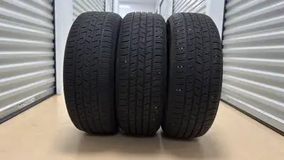 3 Tires. Run flat Made in 2022 year 80% tread Size: 205/55 R17 All-season Tires Continental Pro Cont...