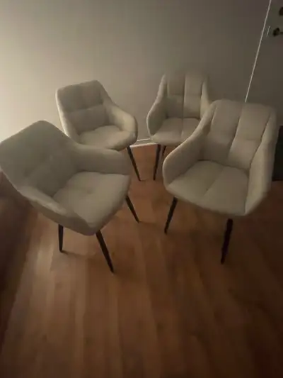 4 chaises de cuisine en tissus, View more