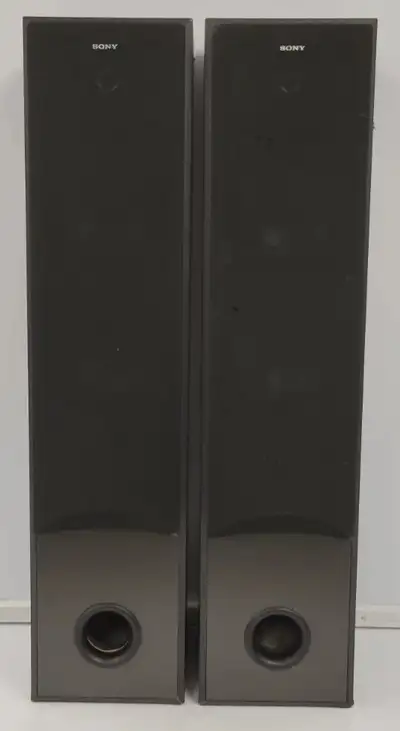 Used working condition, has scratches Sony Tower Speaker- Pair Model: SS-M1415 Does not come with ac...