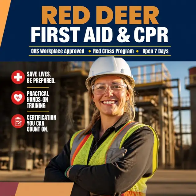 ️ Red Deer First Aid | OHS Workplace Approved!