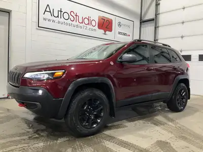 // JAMAIS ACCIDENTÉ! //Le Jeep Cherokee 2021 version TRAILHAWK V6 4X4 CUIR CAMERA RECUL A/C CRUISE p...