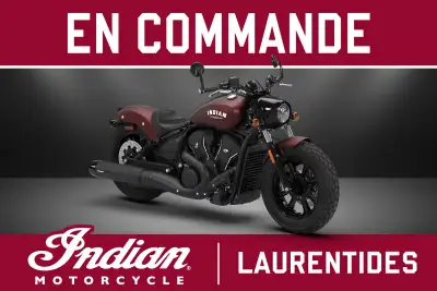 Alary Sport Cette MOTOCYCLETTE INDIAN SCOUT BOBBER 2026 est disponible DÈS MAINTENANT! Contactez-nou...
