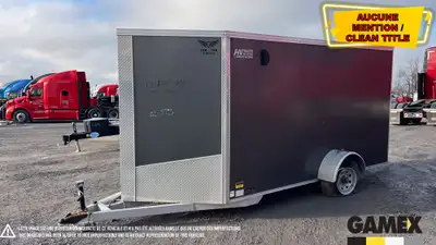 Heavy truck / Camion lourd - # STOCK: GX-31781 2024 TOW TEK TRAILER CLOSED TRAILER REMORQUE FERMÉE 1...