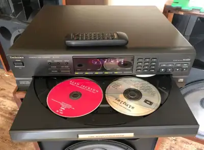 2001 TECHNICS SL-PD9 Top of the line model 5  CD  Player Changer, View more