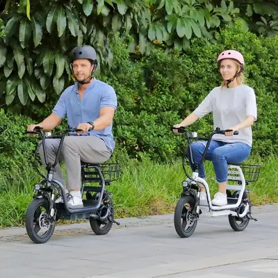 Power e-Scooter 750W 14" Tire Disc Break LED Headhlight $299, View more