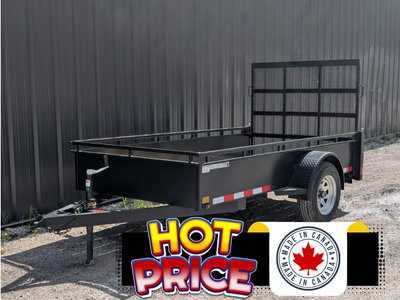 Welcome to Vehicle Venture London. 2026 CANADA TRAILER 5'X10' STEEL SIDE UTILITY TRAILER 2990 GVWR (...