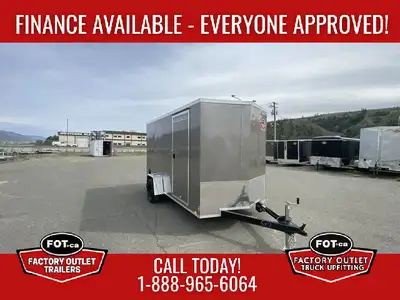 RENTAL Unit is located at FOT Kamloops BC! 6x12ft Enclosed Trailer for Rent from Factory Outlet Trai...