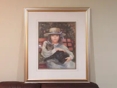 Édition limitée et signée par l'artiste, vaut plus de $575 aujourd'hui sans le cadre. #590 de 750, 2...