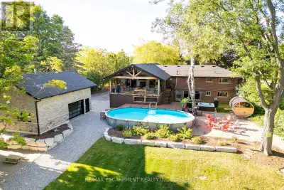 Grand River Waterfront Masterpiece! Exquisitely updated throughout by "Kreekside Construction" this...