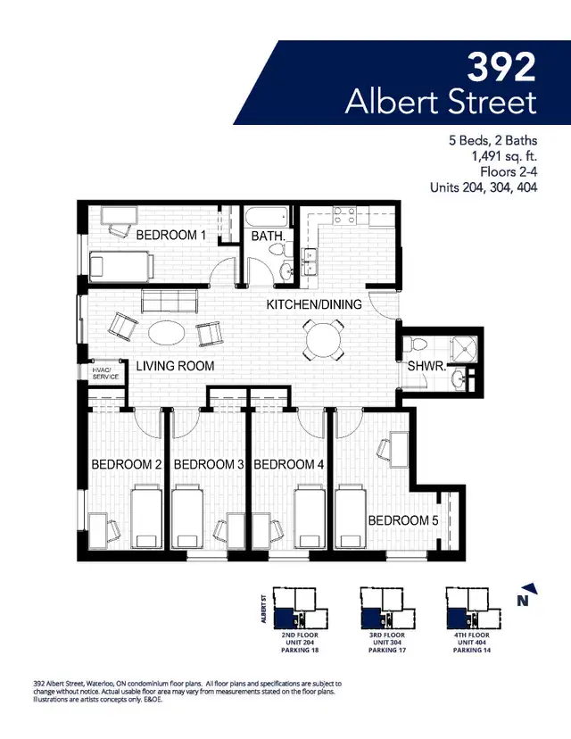 Female Student Housing in Waterloo - Students Only in Long Term Rentals in Kitchener / Waterloo - Image 23