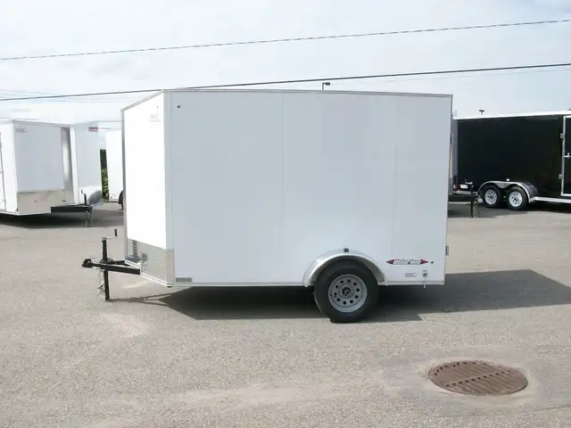 2025 Weberlane CARGO 6' X 10' V-NOSE 1 ESSIEU 3 PORTES CONTRACTE in Cargo & Utility Trailers in Laval / North Shore - Image 9