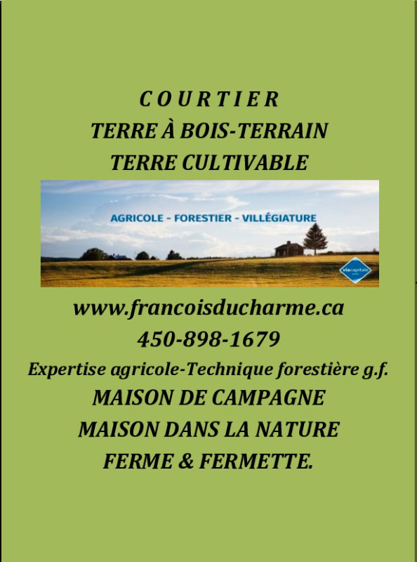 TERRE - TERRAIN - MAISON DANS LA NATURE - RECHERCHER dans Terrains à vendre  à Laval/Rive Nord - Image 2