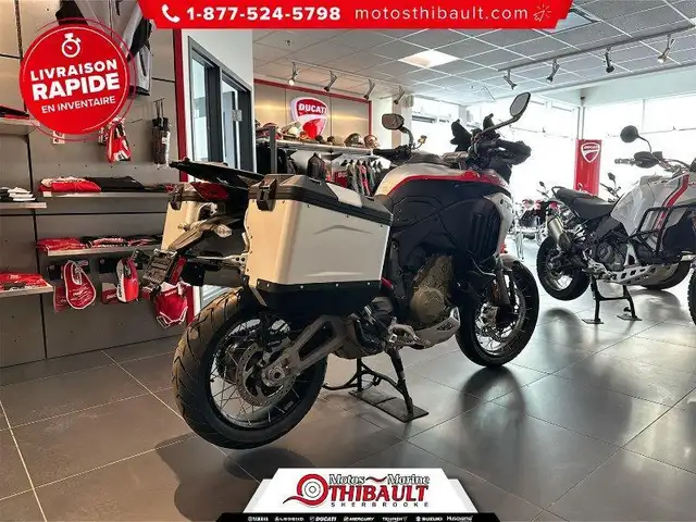 2025 Ducati Multistrada V4 Rally Travel & Radar Spoked Wheels in Street, Cruisers & Choppers in Sherbrooke - Image 4