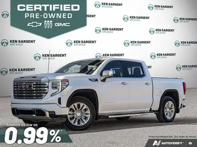 The 2025 GMC Sierra 1500 in a striking white finish offers a robust 44 drivetrain and smooth handlin...