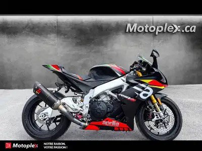 Motoplex St-Eustache RSV4 FACTORY GARANTIE PROLONGEE jusqu'a 4 ans disponible et plan d'entretien Fi...