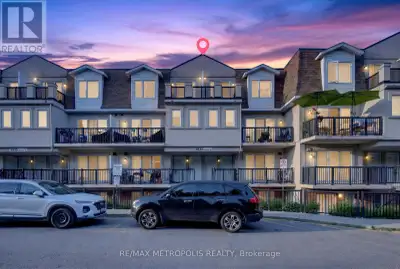 Welcome to this beautifully maintained 2-bedroom + den, 1.5-bathroom stacked condo townhome in the s...
