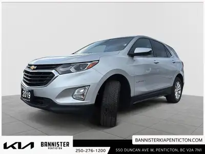 Presenting the 2019 Chevrolet Equinox LT, a sophisticated gray AWD SUV that promises excellent handl...
