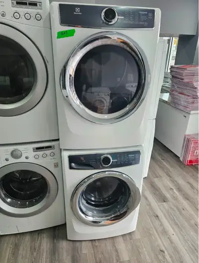 WOW Electrolux 27" White Frontload Stackable Washer Electric Dry, View more