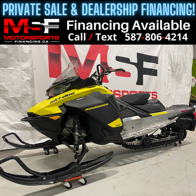 Welcome to Motorsports Financing - Kelowna! 2021 Skidoo Renegade Engine: 850