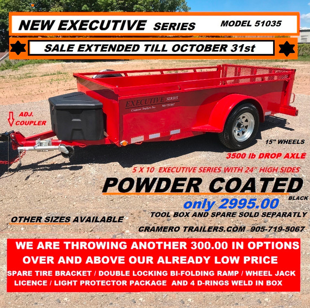 NEW 5 X 10 UTILITY TRAILER SALE in Cargo & Utility Trailers in Hamilton