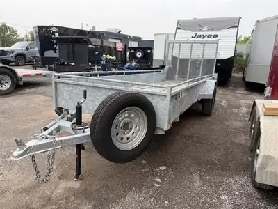 2021 JENSEN 5'X15' Single axle 2990lb GVWR ATV / Utility Galvanized Trailer. This trailer is in grea...