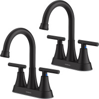 Bathroom Faucets for Sink 3 Hole, Hurran