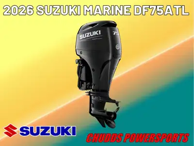 2026 Suzuki DF75ATL ALL-IN PRICE JUST ADD THE TAXES! MAKE WAVES WITH SUZUKI MARINE! This outboard mo...