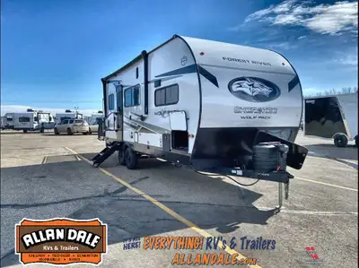 The 2026 Wolf Pack Limited 21PACK14+ toy hauler travel trailer is designed for adventure seekers who...