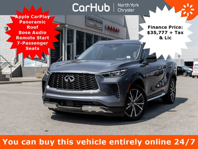 All purchasers receive a CarHub Rewards Card for $1000 towards service! 2022 INFINITI QX60 SENSORY A...