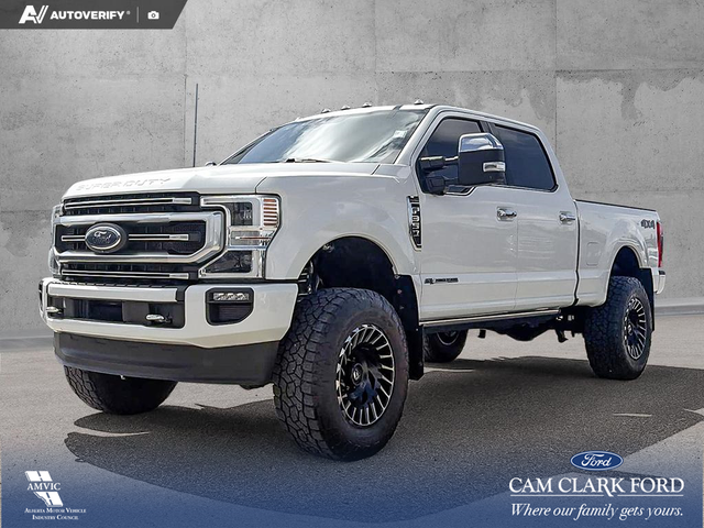 2022 Ford F-350 Platinum LIFTED, FUEL RIMS, FOX SHOCKS, MOONR... in Cars & Trucks in Red Deer - Image 2