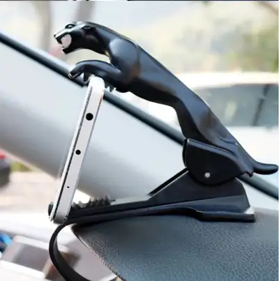 NEW Car Leopard Dashboard Phone Holder 360 Degree Phone Mount Clip Stand Bracket ( Gold, Silver or B...