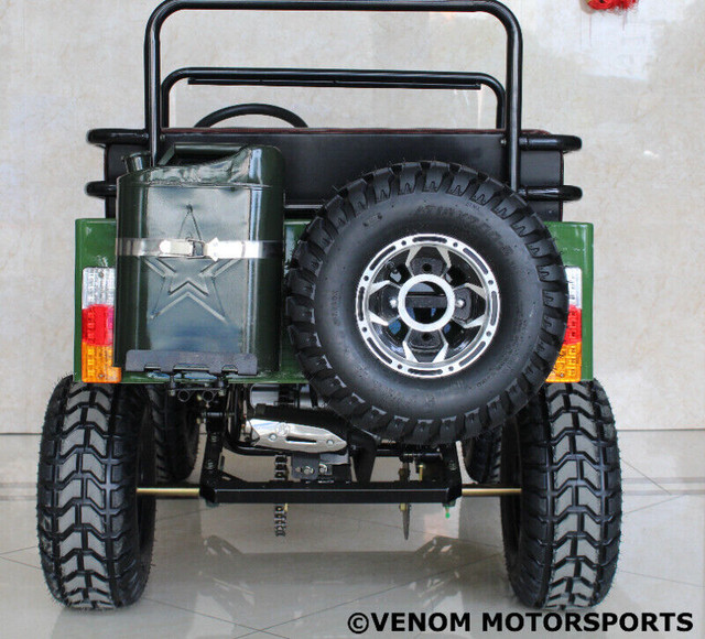 125cc Mini Jeep | Venom | Willys Edition | 3-Speed | ATV GoKart in ATVs in Sudbury - Image 4
